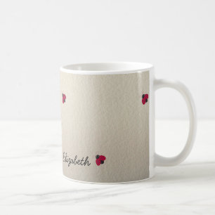 Reizend Süß ,Marienkäfer,Leuchtend-Personalisiert Tasse