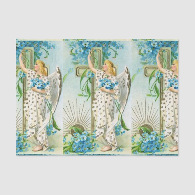 Reizend vergessen Sie mich nicht Engel Seidenpapier (Vorderseite)