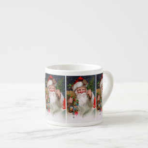 Reizend Vintager Weihnachtsmann Espressotasse