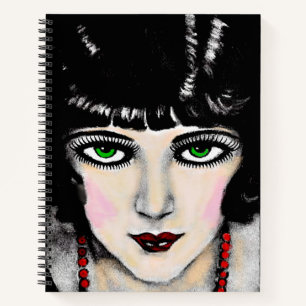reizende Augen Notizbuch