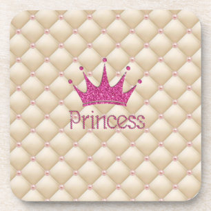 Reizende Chic Perlen, Tiara, Prinzessin, Glitzernd Getränkeuntersetzer