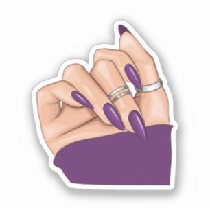 Reizende Designs für DIY-Nagelkunst Aufkleber