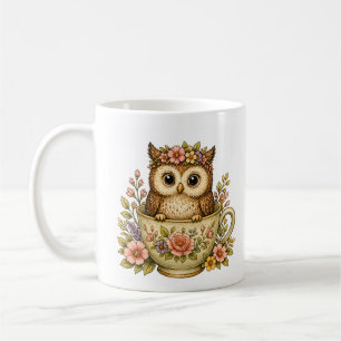 Reizende Eulen-Kaffeetasse Kaffeetasse