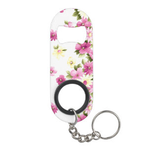 Reizende Farbige Weibliche Blühende Blumen Mini Flaschenöffner