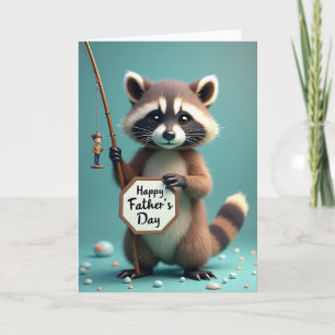 Reizende Fathers Day Angelkarte Karte