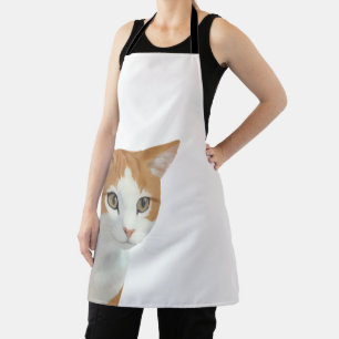 Reizende Ginger-Katzen-Kunst Schürze