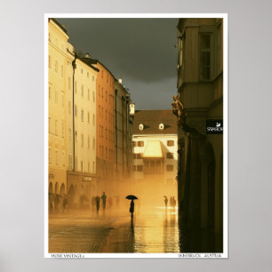 REIZENDE ILLUSTRATION INNSBRUCK ÖSTERREICH POSTER