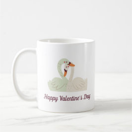 Reizende Kaffee-Tasse Schwan-Paarevalentine-| Kaffeetasse