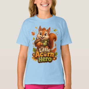 Reizende kleine Eichhelden-Illustration – Kinder S T-Shirt