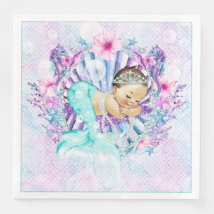 Reizende Nixen-Baby-Shower-Servietten Serviette