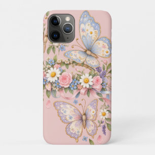 Reizende Pastell-Schmetterlingskunst Case-Mate iPhone Hülle