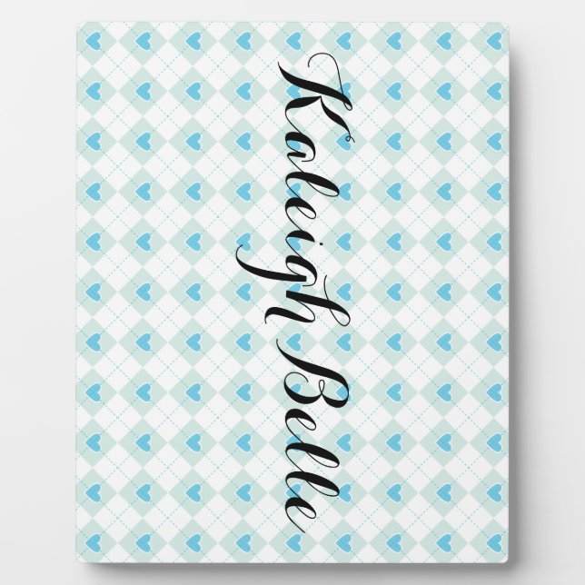 Reizende Raute Fotoplatte (Vorderseite)