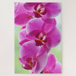 Reizende rosa Orchideen Puzzle