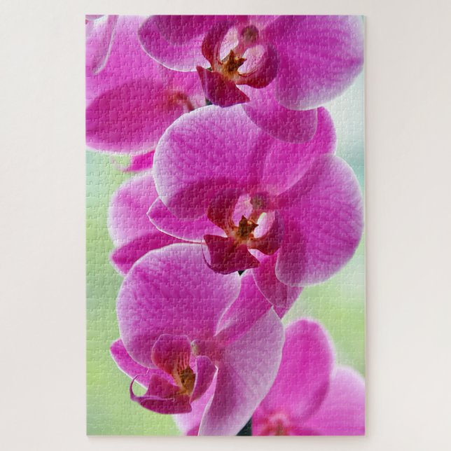Reizende rosa Orchideen Puzzle (Vertikal)