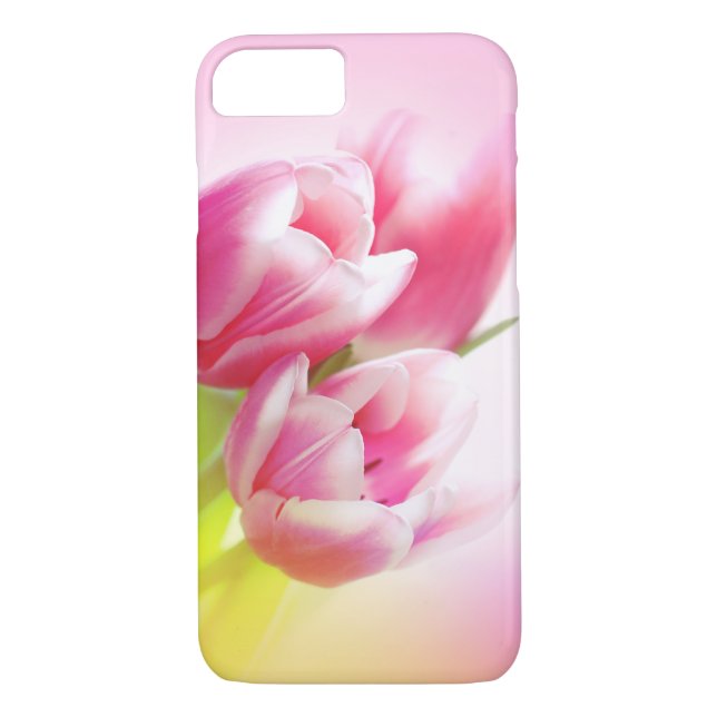 Reizende rosa Tulpen Case-Mate iPhone Hülle (Rückseite)