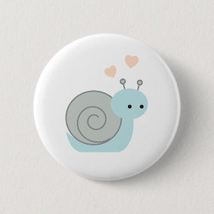 Reizende Schnecke Button