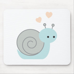 Reizende Schnecke Mousepad