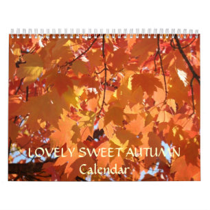 REIZENDE SÜSSE HERBST KALENDER