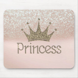 Reizende Tiara, Prinzessin, Glitzernder Bokeh Mousepad
