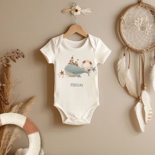 Reizende Wal-Baby-Party Baby Strampler