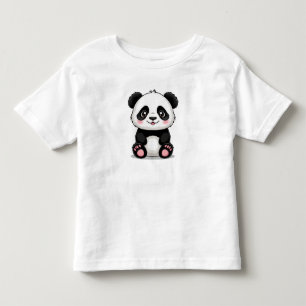 Reizender Cartoon-Panda Kleinkind T-shirt