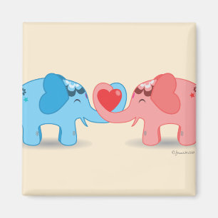 Reizender Elefant-Magnet Magnet