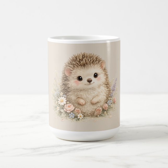 Reizender europäischer Gartenigel  Kaffeetasse (Mittel)