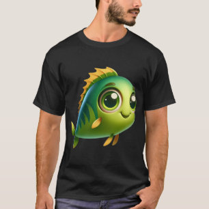 Reizender Grüner Seebarsch Algenfisch T-Shirt