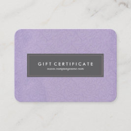 Reizender kundengerechter Geschenkgutschein Rabattkarte