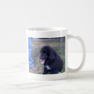 Reizender Newfie Welpe (Neufundland-Hundezucht) Tasse