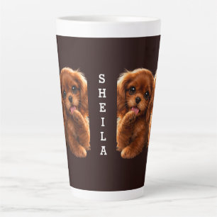 Reizender Ruby Cavalier Spaniel Milchtasse