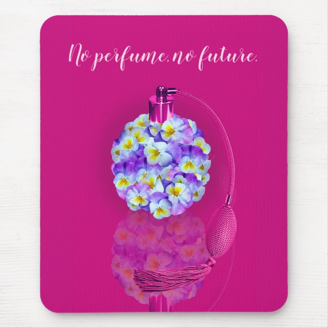 Reizender Stiefmütterchen-Zerstäuber Mousepad (Vorne)