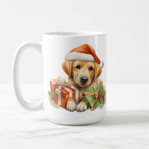 REIZENDER WEIHNACHTS-GELBER LABRADOR RETRIEVER KAFFEETASSE