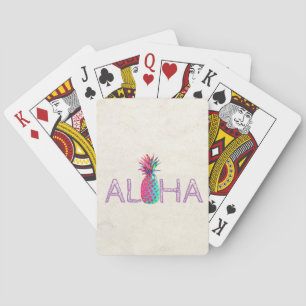 Reizendes Aloha Hawaiianische Ananas Spielkarten