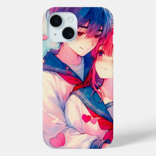 Reizendes Anime Valentinstag-Thema Case-Mate iPhone Hülle