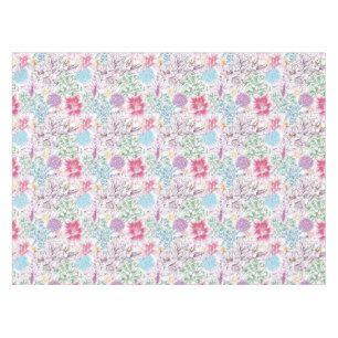Reizendes Muster mit bunten Blumen Tischdecke