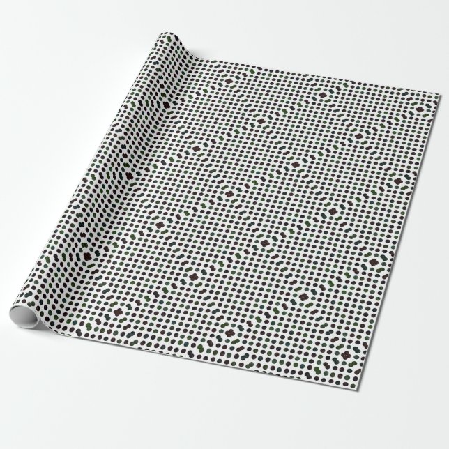 Reizendes Punkt-Muster XIII Geschenkpapier (Ungerollt)