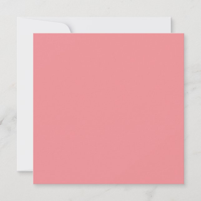 Reizendes Rosa Vollton Karte (Vorderseite)