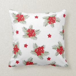 Reizendes WeihnachtsVintages Blumen Kissen