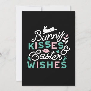 Reizvolle Ostertypografie Hase Ostern Einladung