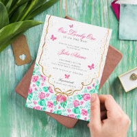 Reizvolle rosa Rosenblume goldene Schleife Baby-Ei