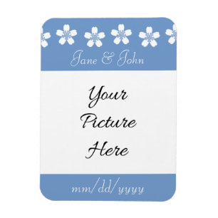 Reizvolle Sakura in Periwinkle Save-the-Date Magne Magnet