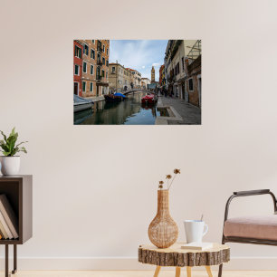 Reizvoller Cannaregio-Kanal Venedig Italien Poster