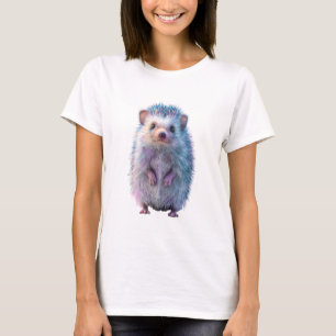 Reizvoller Pastell-Wasserfarben-Igel Frauen T-Shirt