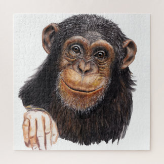 Reizvoller Schimpanse Puzzle