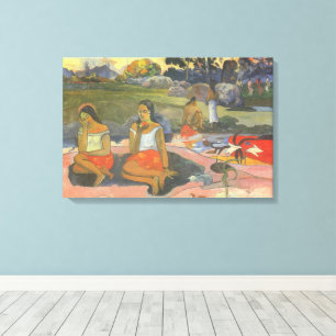 Reizvoller Schlummer von Paul Gauguin, Vintage Art Leinwanddruck