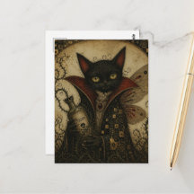 Reizvoller Vampir Schwarze Katzenfee