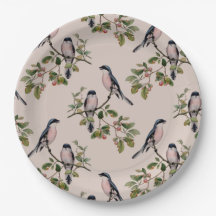 Reizvoller Vintage-Vögel-Druck