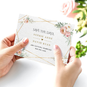 Reizvoller Weißer Staubiger Rosenblüten Goldene Ho Save The Date