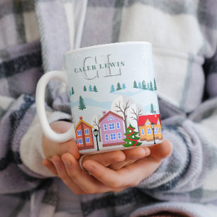 Reizvoller Winterdorf Jumbo-Mug - Geschenk für die Jumbo-Tasse